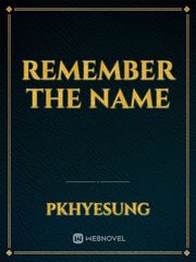Remember the Name Book
