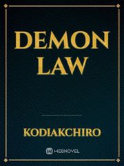 Demon Law Insos Law Novel