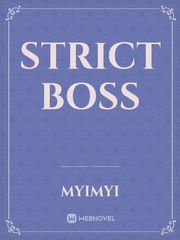 Strict Boss Dear Novel