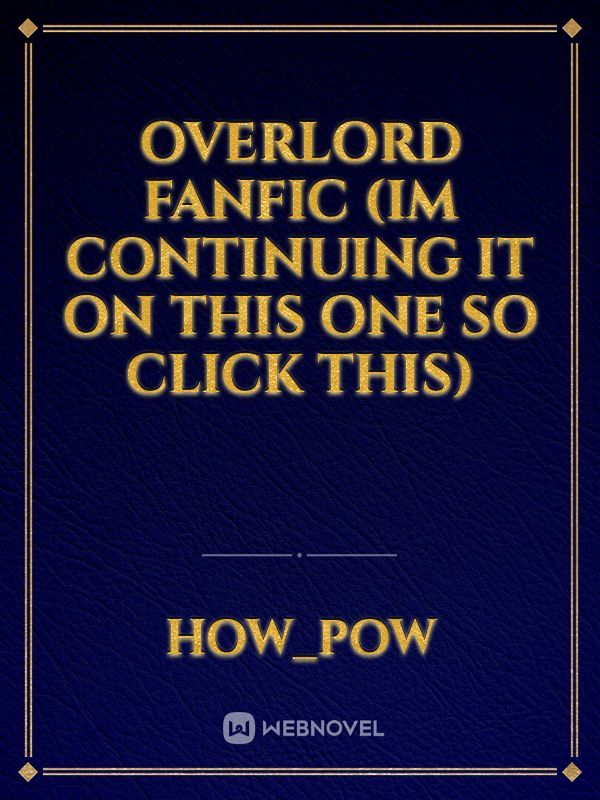 overlord fanfic