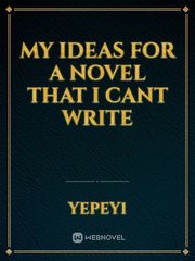 idea for a novel