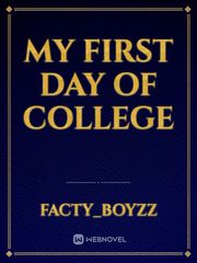 MY FIRST DAY OF COLLEGE Book