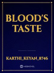 Blood's Taste Personal Taste Novel
