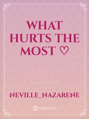 What hurts the most ♡ Book