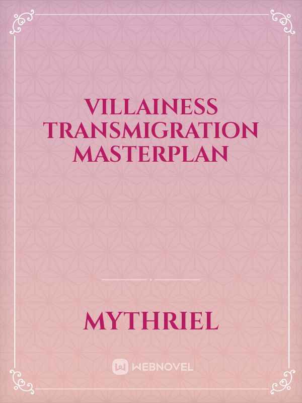 Villainess Transmigration Masterplan Book
