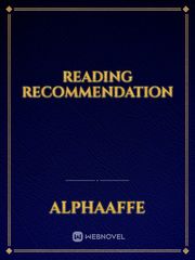 Reading Recommendation Reading Novel