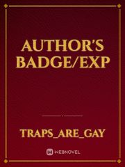 Author's badge/Exp Personality Novel