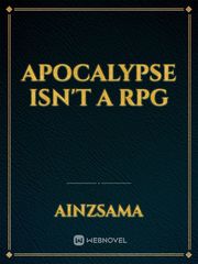 Apocalypse isn't a RPG Johnny Tremain Novel
