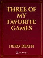 Three of my favorite Games Book