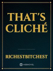 That's Cliché Book