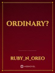 ordinary? Book