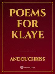 Poems for Klaye Book