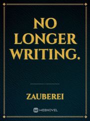 No Longer Writing. Book