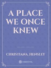 A Place We Once Knew Book