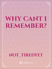 Why cant i remember? Book