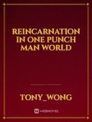 Reincarnation in One Punch Man World One Punch Man Novel