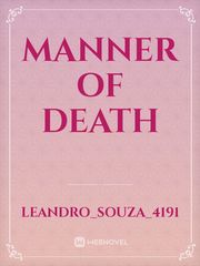 Manner Of Death Manner Of Death Novel