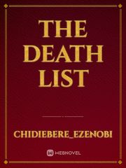 The Death list Dci Banks Novel