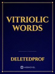 Vitriolic Words Book