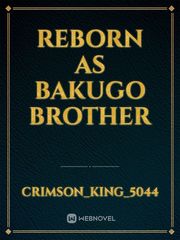 reborn as bakugo brother Found Novel
