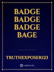 Badge BADGE BADGE BAGE Book