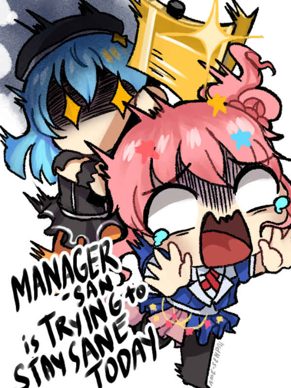 Manager-san is trying to stay sane today (Hololive) Book