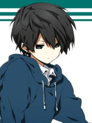 soupylocust10 very cute boy anime is listening sad music