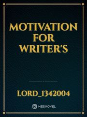 Motivation for Writer's Book