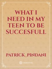 What I need in my teen to be succesfull Book