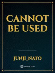 Cannot Be Used Book