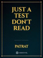 Just a test don't read