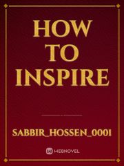 How to inspire Book