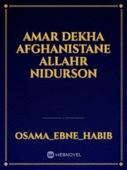 Amar dekha afghanistane allahr nidurson Book