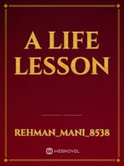A life lesson