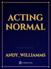 Acting normal Book