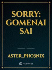 Sorry: Gomenai sai Book