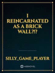 I reincarnated as a brick wall?!? Book