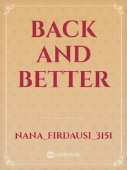 Back and Better Book