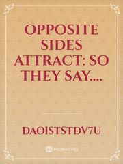 Opposite Sides Attract: So They Say.... Book