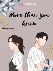 More Than You Know Book