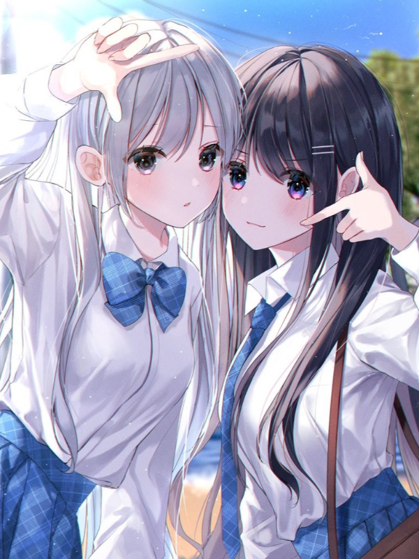2 girl best friends by AkiSakiXYZ on DeviantArt