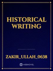 Historical writing Book